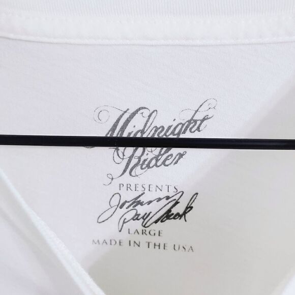 NWOT Midnight Rider Johnny Paycheck Take This Job & Shove It Hat Unisex Tee L - Picture 5 of 16